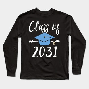 Class Of 2031 Senior Graduation Long Sleeve T-Shirt